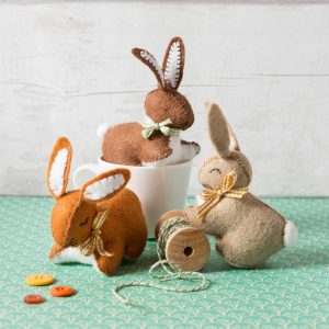 Corinne Lapierre Felt Bunnies Craft Kit