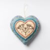 Corinne Lapierre Felt Embroidered Heart Craft Kit Flatlay
